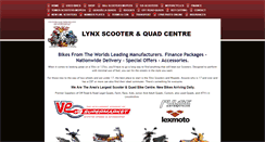 Desktop Screenshot of lynxscooters.com